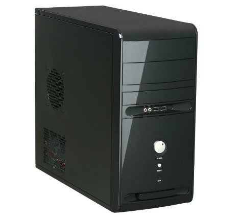 HEC 6K28BBX585 MicroATX Mini Tower Case w/585 W Power Supply