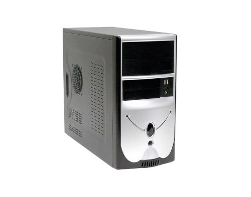 Foxconn TLM-436(H+A)+ISO-400-4SS MicroATX Mini Tower Case w/300 W Power Supply