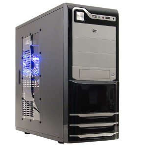 Logisys CS308BK ATX Mid Tower Case w/480 W Power Supply