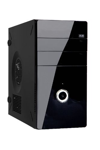 In Win Z670T.CQ350TBL MicroATX Mini Tower Case w/350 W Power Supply