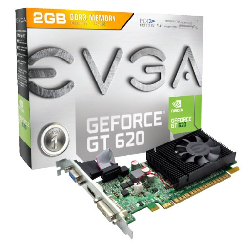 EVGA 02G-P3-2629-KR GeForce GT 620 2 GB Graphics Card