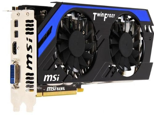 MSI HAWK Radeon HD 7870 GHz Edition 2 GB Graphics Card