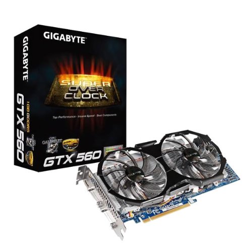 Gigabyte GV-N56GSO-1GI GeForce GTX 560 1 GB Graphics Card