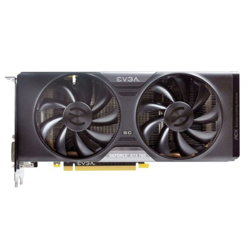 EVGA Superclocked ACX GeForce GTX 760 2 GB Graphics Card