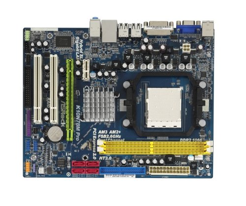 ASRock K10N78M-PRO Micro ATX AM3/AM2+/AM2 Motherboard