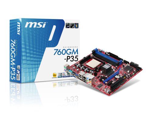 MSI 760GM-P35 Micro ATX AM3 Motherboard