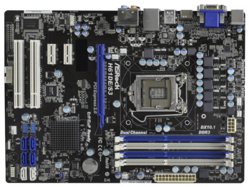 ASRock H61DE/S3 ATX LGA1155 Motherboard