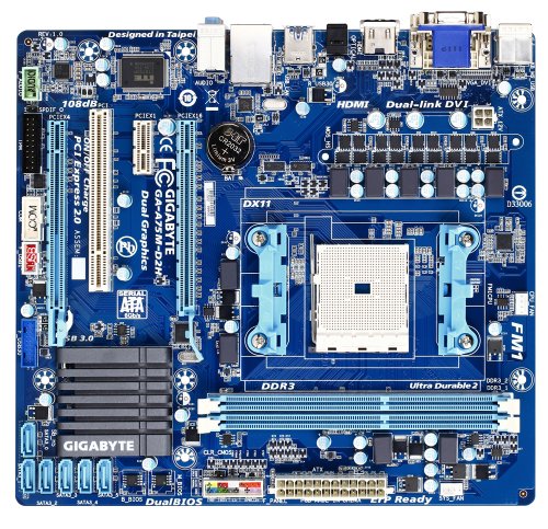 Gigabyte GA-A75M-D2H Micro ATX FM1 Motherboard