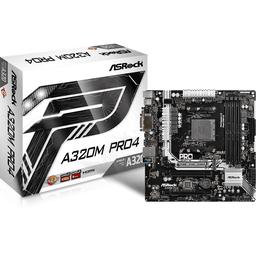 ASRock A320M Pro4 Micro ATX AM4 Motherboard