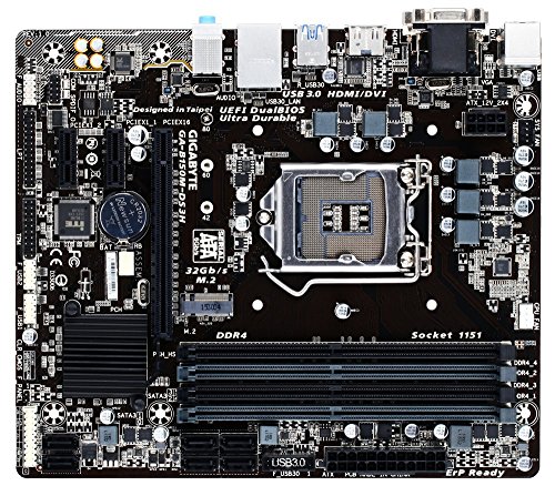 Gigabyte GA-B150M-DS3H Micro ATX LGA1151 Motherboard