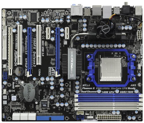 ASRock 890FX Deluxe3 ATX AM3 Motherboard