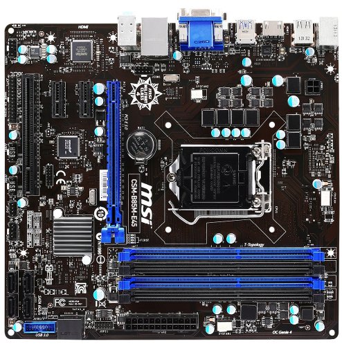 MSI CSM-B85M-E45 Micro ATX LGA1150 Motherboard