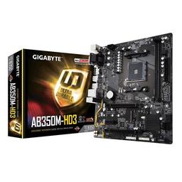 Gigabyte GA-AB350M-HD3 (rev. 1.0) Micro ATX AM4 Motherboard