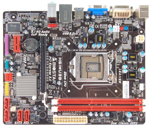 Biostar H61MU3B Micro ATX LGA1155 Motherboard