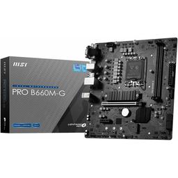 MSI PRO B660M-G Micro ATX LGA1700 Motherboard