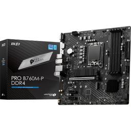 MSI PRO B760M-P DDR4 Micro ATX LGA1700 Motherboard