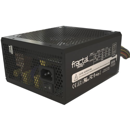 Fractal Design Newton R3 600 W 80+ Platinum Certified Semi-modular ATX Power Supply