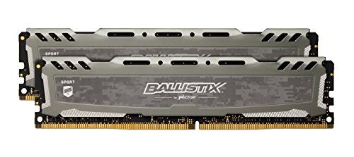 Crucial Ballistix Sport LT 16 GB (2 x 8 GB) DDR4-2666 CL16 Memory