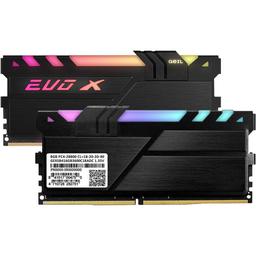 GeIL GeIL EVO X II 16GB (2 x 8GB) 288-Pin DDR4 SDRAM DDR4 3600 (PC4 28800) Desktop Memory Model GEXSB416GB3600C18ADC 16 GB (2 x 8 GB) DDR4-3600 CL18 Memory