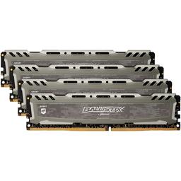 Crucial Ballistix Sport LT 32 GB (4 x 8 GB) DDR4-2400 CL16 Memory