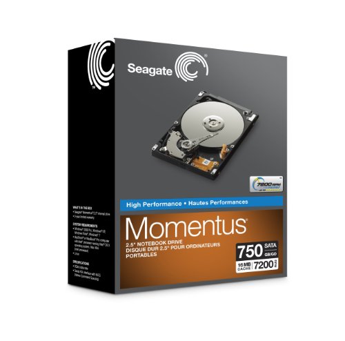 Seagate Momentus 750 GB 2.5" 7200 RPM Internal Hard Drive