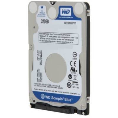 Western Digital Scorpio Blue 320 GB 2.5" 5400 RPM Internal Hard Drive