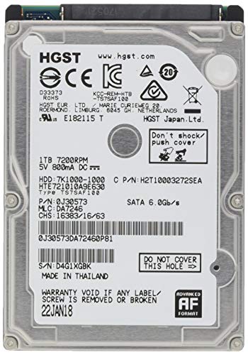 Hitachi Travelstar 7K1000 1 TB 2.5" 7200 RPM Internal Hard Drive