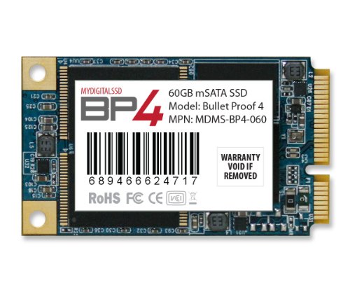 MyDigitalSSD Bullet Proof 4 60 GB mSATA Solid State Drive