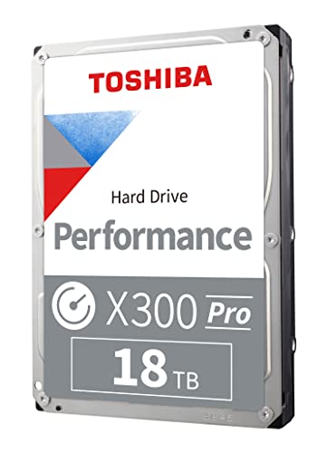Toshiba X300 Pro 18 TB 3.5" 7200 RPM Internal Hard Drive