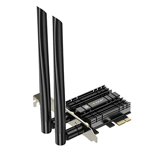 EDUP EP-9651GS 802.11a/b/g/n/ac/ax PCIe x1 Wi-Fi Adapter