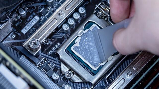 Apply some thermal paste