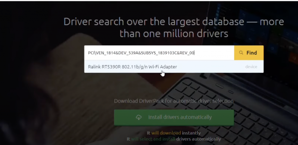 Search driverr name